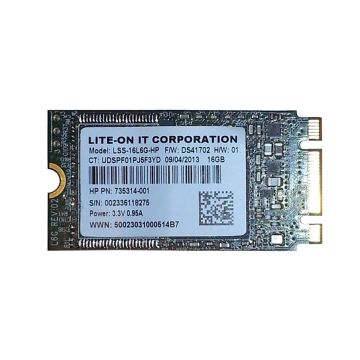 735314-001 - HP 16GB SATA 6Gb/s M.2 2242 D2 Solid State Drive (SSD)