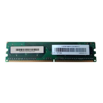 78P1689 - IBM 1GB PC2-6400 DDR2-800MHz non-ECC Unbuffered CL6 240-Pin DIMM Single Rank Memory Module