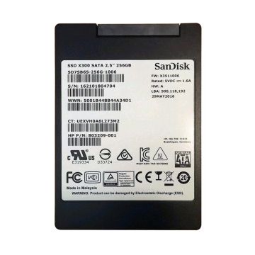 803209-001 - HP 256GB SATA 2.5-inch Solid State Drive (SSD)