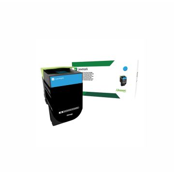 80C0HCG - Lexmark High-Yield 3000 Pages Cyan Toner Cartridge for CX410 and CX510