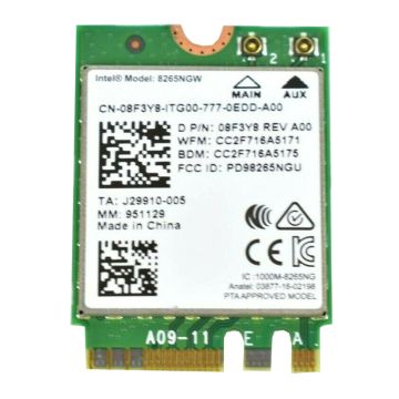 8265NGW - Intel Wireless Dual Band Ac 8265ngw PCI Express Wlan Wifi Card Micro