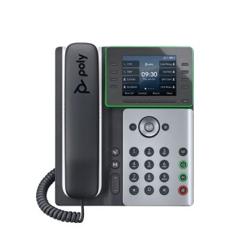 82M89AA - HP Poly Edge E350 8-Lines Dual-Port Ethernet 3.5-inch LCD Bluetooth Wi-Fi VoIP Phone