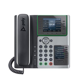 82M93AA - HP Poly Edge E400 8-Lines Dual-Port Ethernet 3.5-inch LCD VoIP Phone
