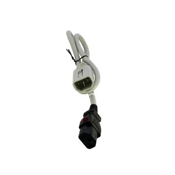 869523-005 - HP 28-inch C13 to C14 White Locking Power Cable