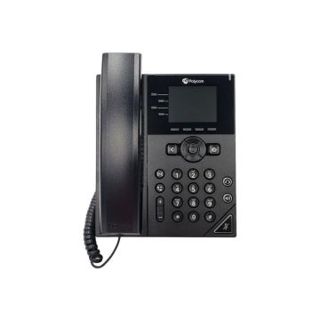 89B62AA - Polycom VVX 250 4-Lines Dual-Port Ethernet 2.8-inch Color LCD IP Phone