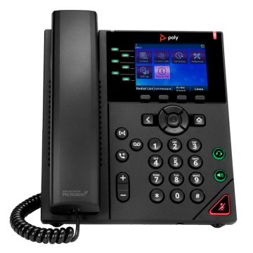 89B73AA#ABA - HP Poly VVX 350 OBi 6-Lines Dual-Port Ethernet 3.5-inch LCD VoIP Phone