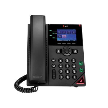 89K69AA#ABA - HP Poly VVX 250 OBi 4-Lines Dual-Port Ethernet 2.8-inch LCD VoIP Phone