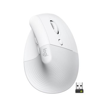 910-006469 - Logitech Logitech Lift Vertical Ergonomic Mouse - Off-White