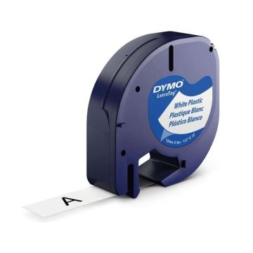 91332 - Dymo 1/2Inch (12 Mm) Plastic Letratag Tape