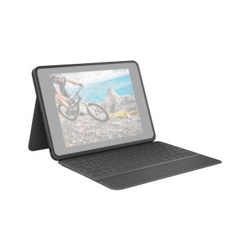 920-009312 - Logitech Logitech Rugged Folio For 7Th And 8Th Generation Ipad - Graphite