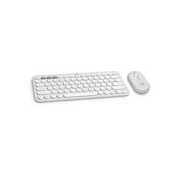 920-012201 - Logitech Pebble 2 Combo For Mac - Tonal White