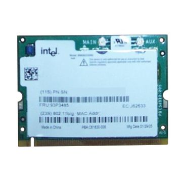 93P3485 - IBM Intel PRO Wireless 2200BG Mini-PCI COMMUNICATION Adapter
