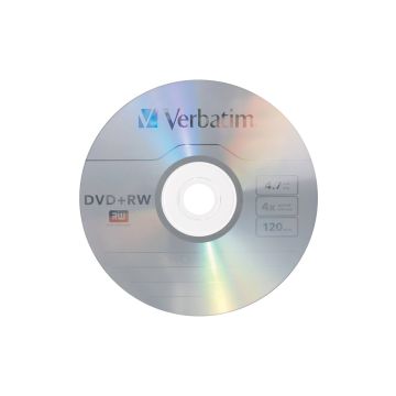 94839 - Verbatim Americas 10Pk Dvd+Rw 4.7Gb 4X Branded Surface Jc