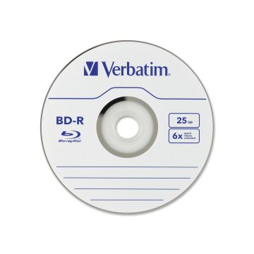 97339 - Verbatim Americas Bd-R 25Gb 16X White Inkjet Print 50Pk