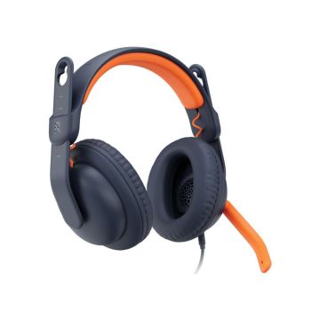 981-001383 - Logitech Zone Learn - Usb-C Jack Over-Ear Headset With Over-Ear Cushions 4.3 3.5Mm To Usb