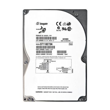 9J5001-010 - Seagate Barracuda 18 18.2GB 7200RPM 512KB Cache Ultra SCSI 50-Pin 3.5-inch Hard Disk Drive