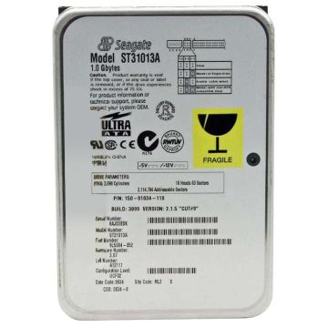 9L5004-052 - Seagate 1GB 4500RPM 128KB Cache ATA/33 3.5-inch Hard Disk Drive