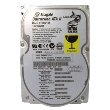 9P3004-032 - Seagate Barracuda ATA II 10.2GB 7200RPM 2MB Cache ATA/66 3.5-inch Hard Disk Drive