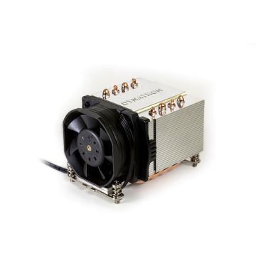 A24 - Dynatron FN AMD AM4 PWM fan Aluminum fins w Heat Pipes 2U Server & Up 12V