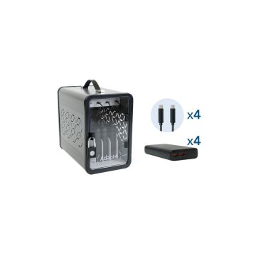 A4USBC2YPBC11 - Jar Systems Adapt4 Usb-C Charging Station With Active Charge Upgrade And Dell Connectors - A
