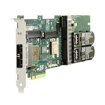 AD335A - HP SAS RAID Controller 512MB ECC DDR2 PCI Express Up to 300MBps 2 x Mini-SAS SAS 300 Serial Attached SCSI External 2 x SFF-8484 SAS 300 Serial Attached SCSI Internal