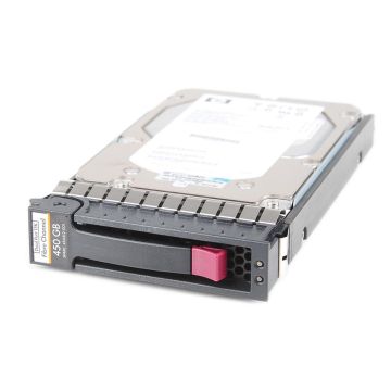 AG803AB - HP 450GB 15000RPM Fibre Channel 4Gbps Dual Port Hot Swap 3.5-inch Internal Hard Drive with Tray for StorageWorks M6412