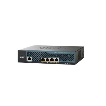 AIR-CT2504-K9 - Cisco 2500 Series 4-Ports 10/100/1000BASE-T Ethernet Desktop Wireless Controller