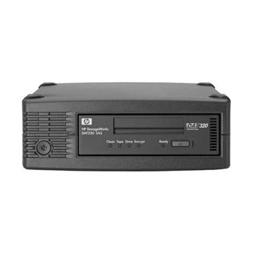 AJ828A - HP StorageWorks DAT320 160GB (Native) / 320GB (Compressed) SAS 5.25-inch Half Height External Tape Drive