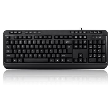 AKB-132HB - Adesso Keyboard Multimedia Desktop Keyboard with 3-Port USB Hub