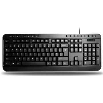 AKB-132PB - Adesso Keyboard PS 2 Desktop Multimedia Keyboard