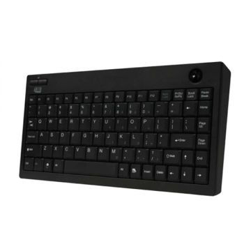 AKB-310UB - Adesso Keyboard Mini USB with Optical Trackball Black