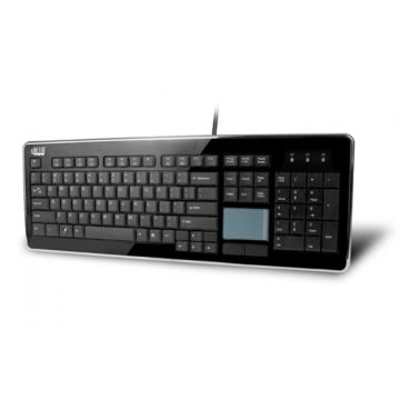 AKB-440UB - Adesso Keyboard SlimTouch Desktop Full Size Touchpad Keyboard