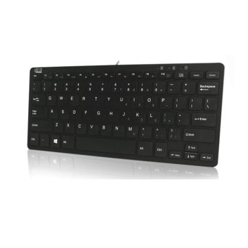AKB-510HB - Adesso Keyboard SlimTouch 11.25W Mini Multimedia KB w 2xUSB Hubs