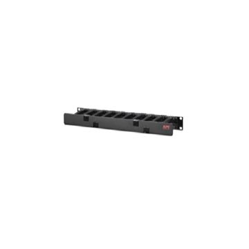 AR8602A - APC AC NetShelter Cable Management 1U Horizontal with Cover Black