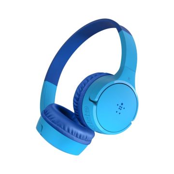 AUD001BTBLCS - Belkin Soundform Kids Headphones, Blue W/ Case