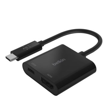 AVC002BK-BL - Belkin Usb-C To Hdmi Adapter With Up To 60W Of Power Delivery