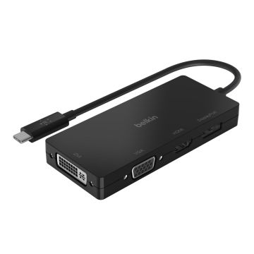 AVC003BTBK - Belkin Adpt,Usbc-Hdmi,Vga,Dvi,Dsplypt,Blk