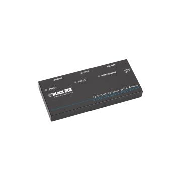 AVSP-DVI1X2 - Black Box Dvi-D Splitter With Audio And Hdcp - 1X2, Gsa, Taa