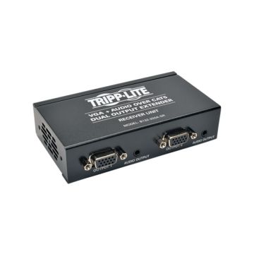 B132-200A-SR - Tripp Lite Dual Vga W/ Audio Over Cat5/Cat6 Extender Receiver Edid Taa