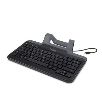 B2B191 - Belkin Wired Usb-C Keyboard With Stand