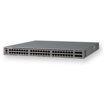 BR-VDX6740T-64-ALLSW-F - Brocade 48-Ports 10GbE RJ-45 Rack-Mountable Network Switch with 4-Ports 40GbE SFP+ 