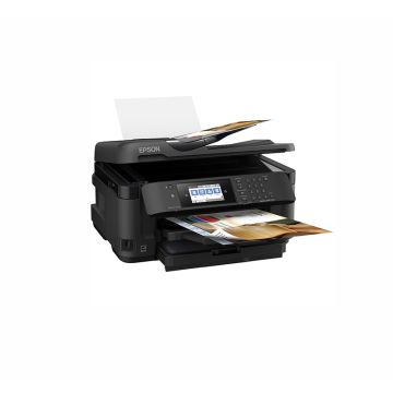 C11CG36201 - Epson WorkForce WF-7710 4800 x 1200 dpi 10 ppm USB, Ethernet, Wi-Fi, NFC Automatic Duplex Printing 4.3-inch Touch Screen LCD Display Desktop Wide-format Color InkJet All-in-One Printer