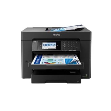 C11CH67201 - Epson WorkForce Pro WF-7840 4800 x 2400 dpi 12 ppm USB, Ethernet, Wi-Fi Automatic Duplex Printing 4.3-inch Touch Screen LCD Display Desktop Color InkJet All-in-One Printer