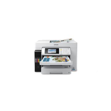 C11CH71202 - Epson WorkForce ST-C8000 4800 x 1200 dpi 25 ppm USB, Ethernet, Wi-Fi Automatic Duplex Printing 4.3-inch Touch Screen LCD Display Desktop Supertank Color InkJet Multifunction Printer