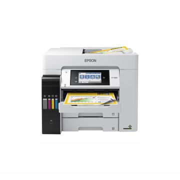 C11CJ28201 - Epson EcoTank Pro ET-5880 4800 x 1200 dpi 25 ppm USB, Bluetooth, Ethernet, Wi-Fi Automatic Duplex Printing 4.3-inch Touch Screen LCD Display Desktop SuperTank Color InkJet All-in-One Printer