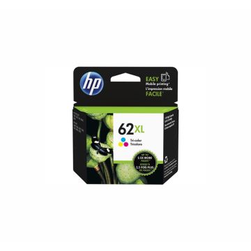 C2P07AN#140 - HP 62XL High-Yield 415 Pages Tri-Color Ink Cartridge for ENVY 5660 and OfficeJet 5743