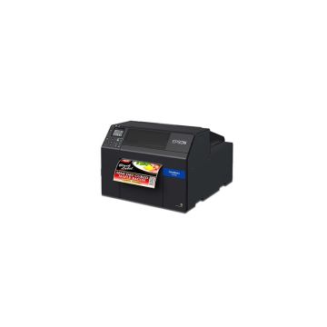 C31CH77101 - Epson ColorWorks CW-C6500A 1200 x 1200 dpi 5 ips USB, Ethernet Cutter LCD Display Desktop Inkjet Label Printer