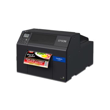 C31CH77A9981 - Epson ColorWorks C6500A 1200 x 1200 dpi 5ips USB, Ethernet Auto Cutter Color Inkjet Label Printer