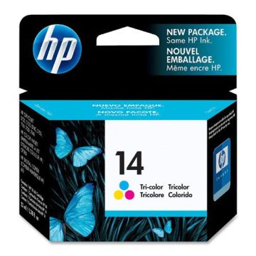 C5010DN - HP 14 Tri-color Ink Cartridge Yellow Cyan Magenta Inkjet 400 Page 1