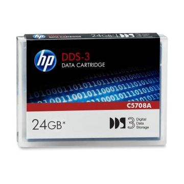 C5708A - HP DAT DDS-3 Data Cartridge DDS-3 12 GB Native / 24 GB Compressed 410.10 ft Tape Length